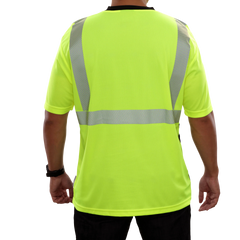 RAF VEA-102-CTLB Class 2 Birdseye Knit Tee Shirt, Black Bottom, S-6XL