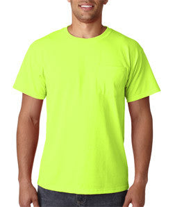 Jerzees 29MP pocket tee, 50/50, 5.6 oz, S-3XL