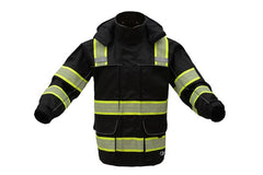 GSS Safety 8507 ONYX Black Ripstop Parka w/ Fleece Liner-Teflon Protection, Medium - 5XL