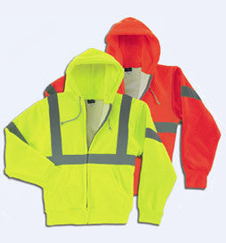 Camber 131-RF Class 2 Thermal Lined Full Zip Hoodie, Small-6XLTall, Made in USA