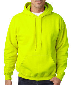 Safety green gildan on sale hoodie