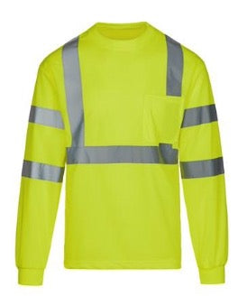 MAX 450 Class 3 Long Sleeve Tee Shirt, Small - 7XL, Large Tall - 6XL Tall