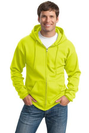 Port & Co. PC90ZH, 9 oz full zip hooded sweatshirt, Small - 4XL, Large Tall - 4XL Tall