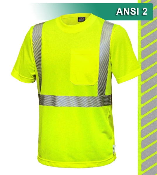 RAF VEA-103-CT Class 2 Micro Mesh Tee Shirt, Small - 7XL