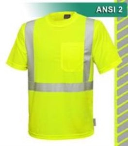 RAF VEA-102-CT Class 2 Birdseye Knit Tee Shirt, S-7XL, L-6XL Tall