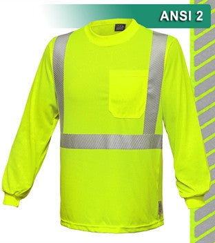 RAF VEA-202-CT Class 2 Birdseye Knit Tee Shirt, S-7XL