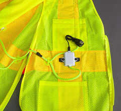 Class 2 LED Solid Adjustable Breakaway Vest, Public Safety, Medium - 6XL