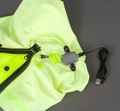 Class E LED Lighted Waterproof Rain Pants, Medium - 5XL