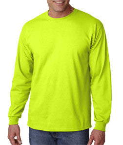 Gildan 2400 long sleeve tee shirt, 100% preshrunk cotton, 6 oz, S-5XL