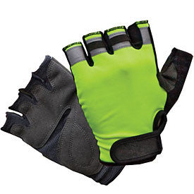 GFP 495 Fingerless hi viz work glove, XS - 2XL