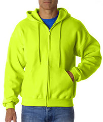 Gildan 12600 full zip hoodie, 50/50, 9.3 oz, S-3XL