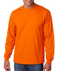 Gildan 2400 long sleeve tee shirt, 100% preshrunk cotton, 6 oz, S-5XL