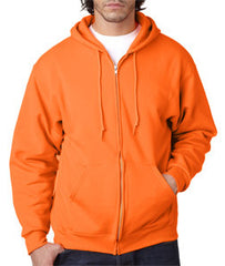 Jerzees 993 full zip hoodie, 50/50, 8 oz, S-3XL