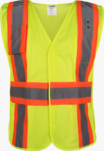 Lakeland VAMOSP2GBL-FP, Class 2, 5 pt breakaway vest, multi sized, Fire Police silk screen available