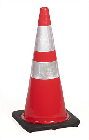 36" traffic cones, 12# orange
