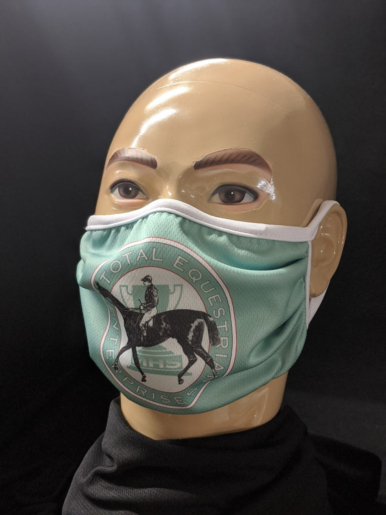 Polyester Pleated Face Mask, Washable & Reusable, MADE IN USA