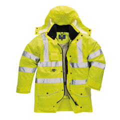 Portwest US427 7-in-1, Class 3, Parka System w Removable Liner, M-5XL