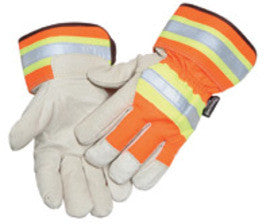 Radnor 7032 Thinsulate lined reflective grain leather glove
