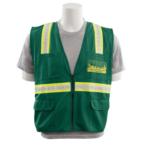 CERT Green Safety Vest